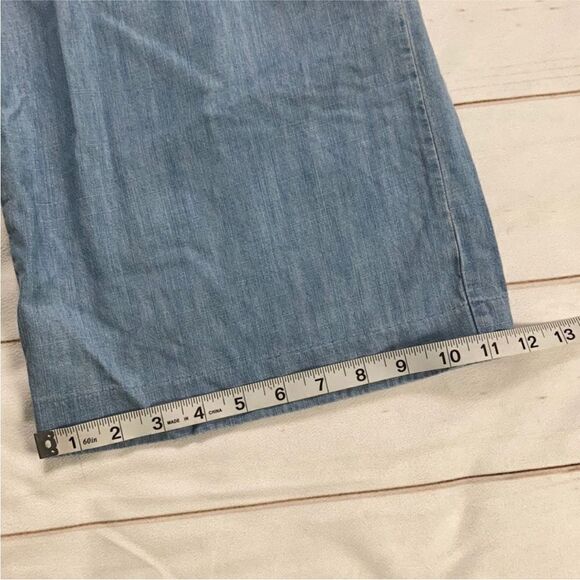 J. Crew Chambray Wrap Tie Jumpsuit - Picture 10 of 12